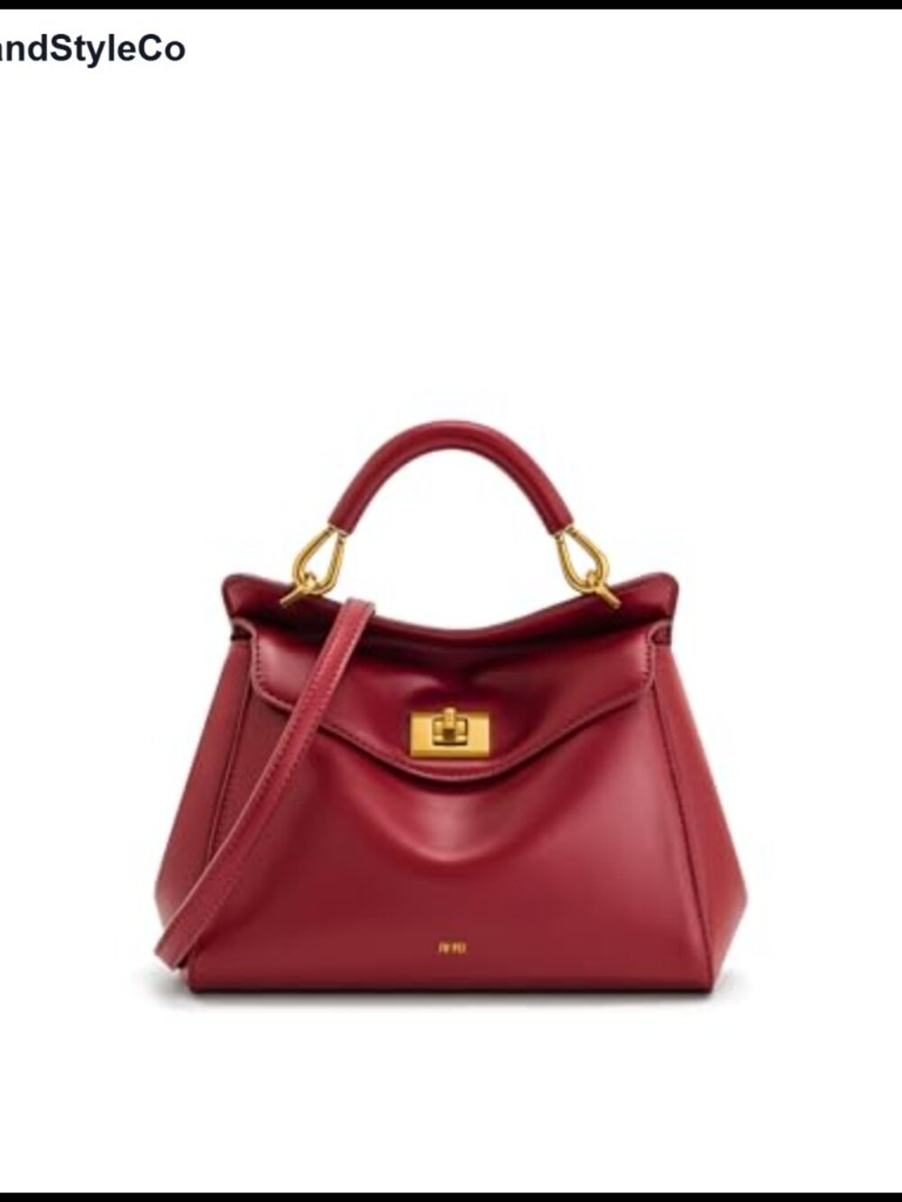 JW PEI Lucia Vegan Leather Top Handle Crossbody Bag Detachable Strap